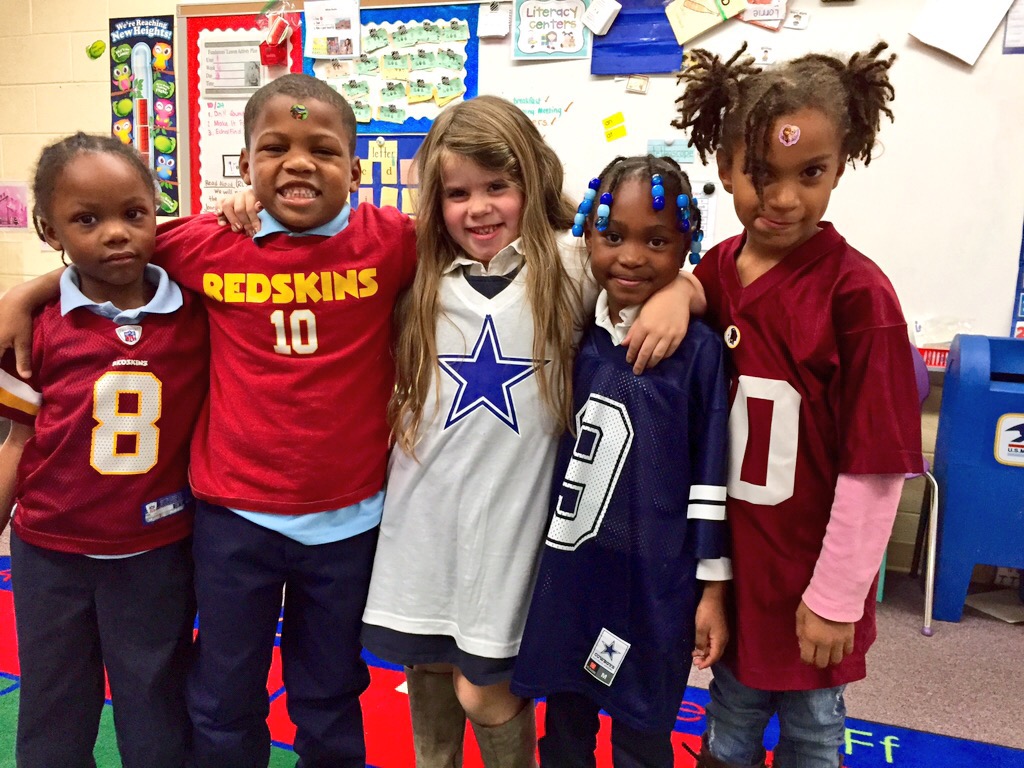 team jersey day at school